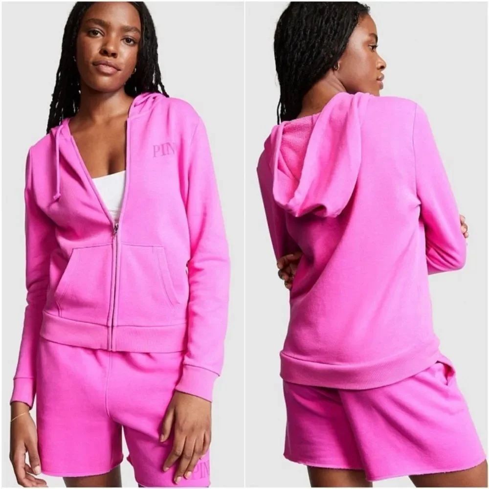 Victoria's Secret PINK Everyday Lounge Full-Zip Hoodie